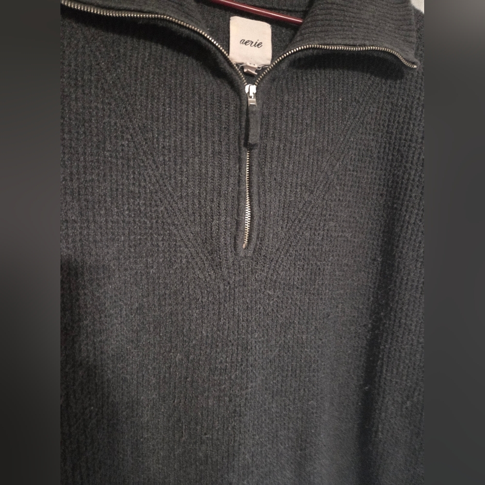 Aerie Half-Zip Soft Pullover - Picture 5 of 5
